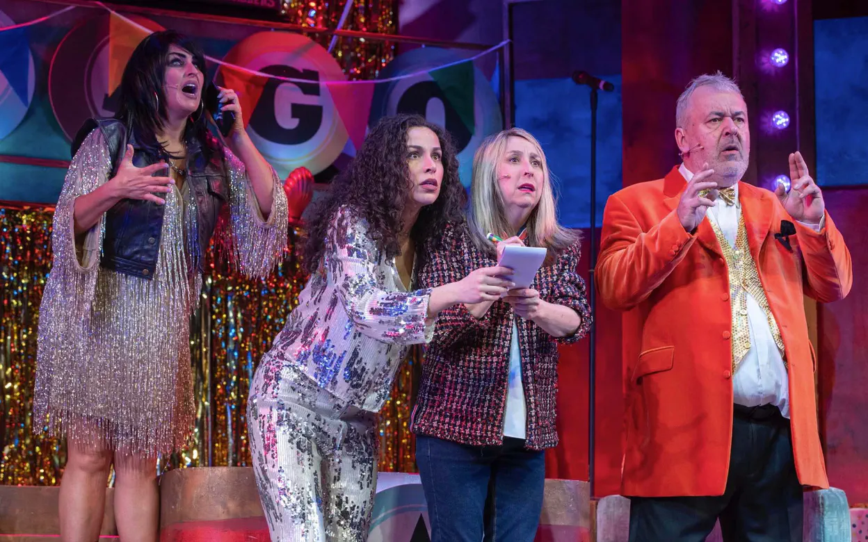 Helen Carter as Debbie, Paige Fenton as Bella, Keddy Sutton as Lesley and Alan Stocks as Arthur.