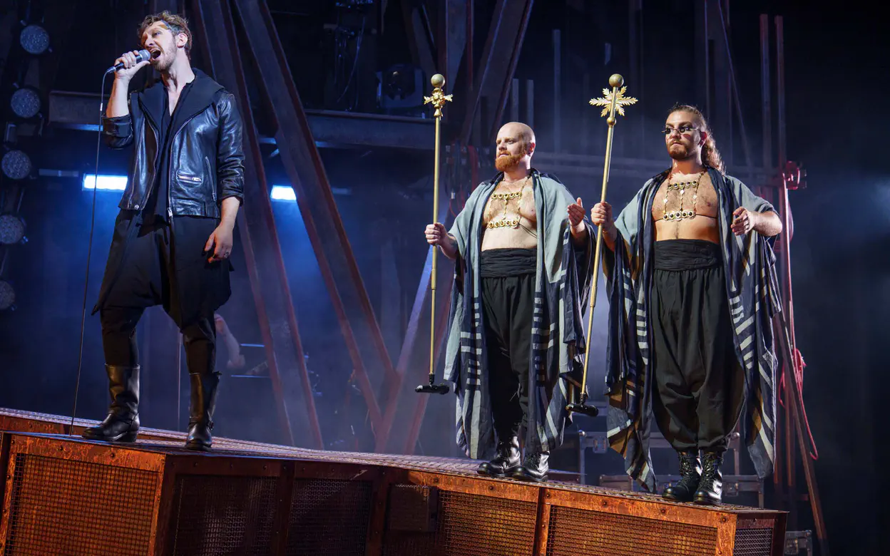 Pilot and The Pharisees. Photograph from Regent’s Park Open Air Theatre.