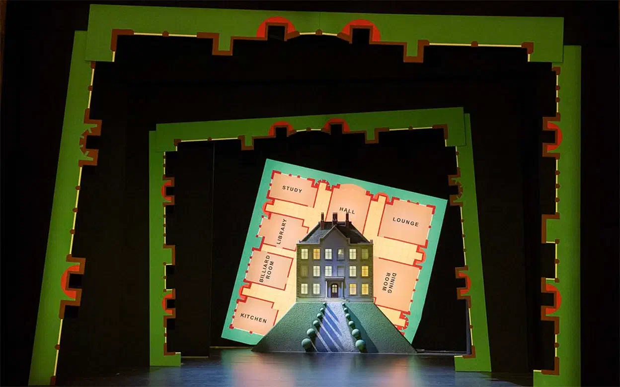 The creative stage design.