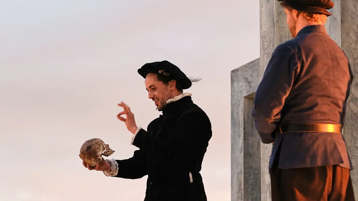 Hal Geller as Hamlet