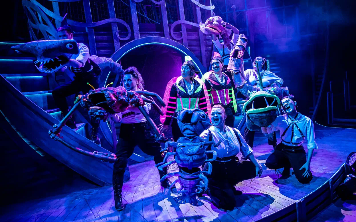 The cast performing We Didn&rsquo;t Make it to Disney.